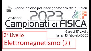 Olimpiadi fisica secondo livello  Domande di elettromagnetismo 2 [upl. by Ela]