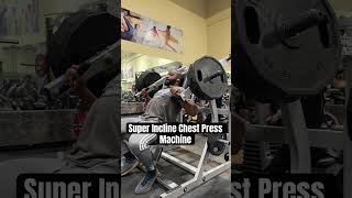 How to perform Super incline chest press machine chestpress [upl. by Edna358]