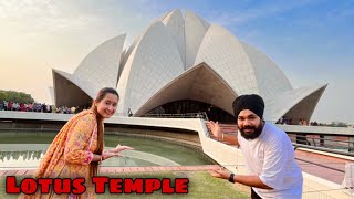 One of the most peaceful temple  Lotus temple Tour [upl. by Asenab571]