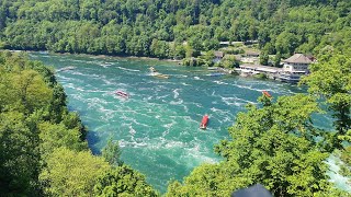 Rheinfall SchaffhausenSwitzerland1st step [upl. by Fauman]