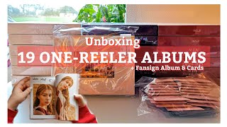 Unboxing 19 OneReeler albums Makestar fansign winner [upl. by Auqinom284]