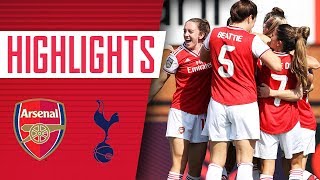 HIGHLIGHTS  Arsenal Women 60 Tottenham Hotspur [upl. by Oiralih]