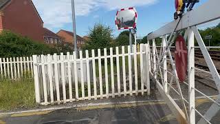 Sleaford west level crossing 050724 [upl. by Eynenihc]