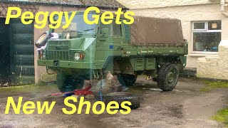 brake service part 1 pinzgauer 716  EP 22 British army truck  servicing part 5  how too [upl. by Aima642]