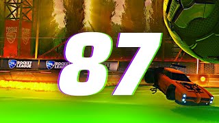 ROCKET LEAGUE INSANITY 87  BEST GOALS FREESTYLES ROCKET LEAGUE CLIPS [upl. by Delfeena]