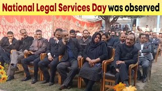 National Legal Services Day was observed at the District Court Complex in Shopian [upl. by Eninahs]