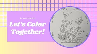 Lets Color Together Johanna Basfords 2024 Planner [upl. by Noivaz272]