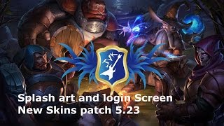 LoL  Splash Art new Skin Patch 523  Elderwood HecarimGragas Caskbreaker and more [upl. by Kamat]