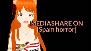 HORROR MEDIASHARE ON【Vtuber Indonesia】【Foxyria Rosetta】【EterLuna】shorts [upl. by Letnom]