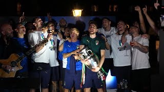 La festa degli Azzurri Campioni d’Europa  EURO 2020 [upl. by Alene]