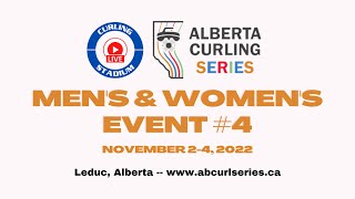 Ikue Kitazawa vs Michelle Hartwell  Draw 5  Curling Stadium Alberta Curling Series 4 [upl. by Niggem]