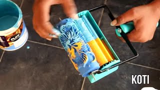 How to use  patterned paint rollerstools standard applicator [upl. by Addie]