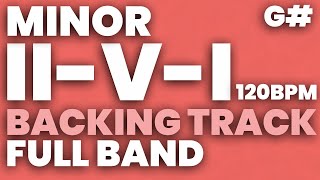 Minor 251 Backing Track 251 in G 120 bpm  FULL BAND [upl. by Annabell861]