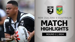 Pacific Championships 2024  Kiwi Ferns v Jillaroos  Match Highlights [upl. by Eilrahc]