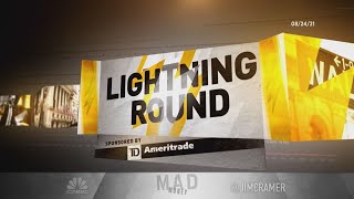 Cramers lightning round I think Albemarle is worth buying [upl. by Ilah]