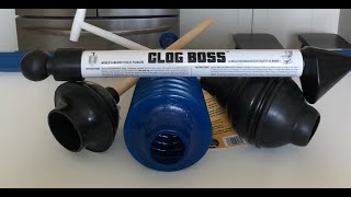 Best Toilet Plunger CLOG BOSS® Bathroom Drain and Toilet Plunger [upl. by Eiramnerual]