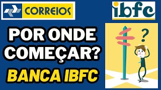 O QUE ESTUDAR PARA O CONCURSO DOS CORREIOS  QUAL A ORDEM MATEMÁTICA da BANCA IBFC correios [upl. by Gent]