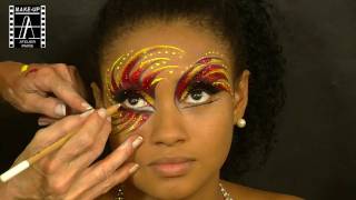 Makeup Tutorial  Carnaval Makeup 2  MakeUp Atelier Paris [upl. by Annaicul]