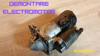 Indicatii demontare electromotor Opel [upl. by Mcclenaghan914]