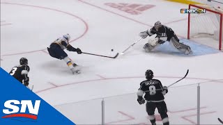 Oskar Sundqvist Beats Jonathan Quick With Pretty One Handed Goal [upl. by Sybyl]