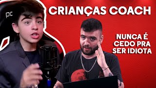 REACT  EPIDEMIA DE CRIANÇA COACH NO BRASIL [upl. by Nydnarb]