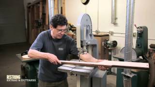 How to Build a Bass Guitar  Step 6  Sculpting the Neck on a Bandsaw [upl. by Riess]