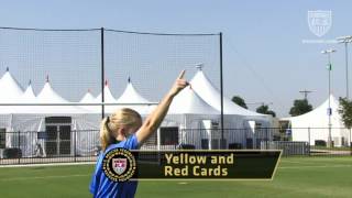 US Soccer Referee Signals [upl. by Adnahsor]