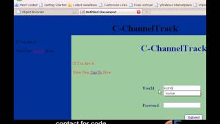 CCHANNEL TRACK  CARGO MANAGEMENT SYSTEM [upl. by Aknayirp]