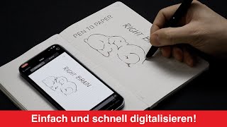 MOLESKINE Smart Writing Set SmartPen 3 Digitalisierungsstift mit Notizbuch Tutorial [upl. by Milt245]