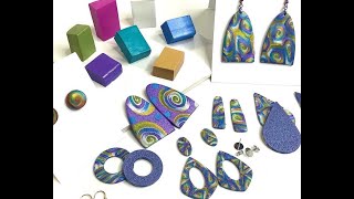 Polymer Clay EARRINGS Workshop  All Levels [upl. by Onida381]