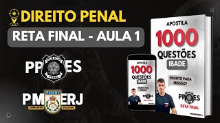 DIREITO PENAL  RETA FINAL AULA 1 [upl. by Anette661]