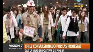 V7inter Chile convulsionado por las protestas [upl. by Deckert]