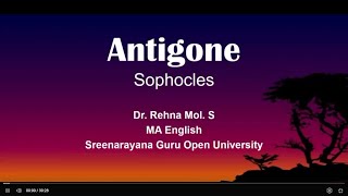 Antigone Sophocles  Drama [upl. by Anivol]