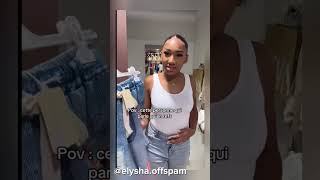 Elysha repost drôle  repost tiktok pourtoi youtubeshort onlymaerepost onlymae ☁️ [upl. by Refiffej]