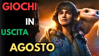 GIOCHI IN USCITA AGOSTO 2024 ▶ USCITE 2024 PS5 ▶ XBOX SERIES XS ▶ SWITCH ▶ PS4 ▶ PC [upl. by Aciraj]