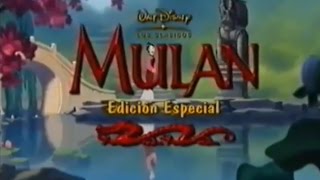 Mulan Edición Especial Tráiler en Vídeo y DVD [upl. by Nah878]