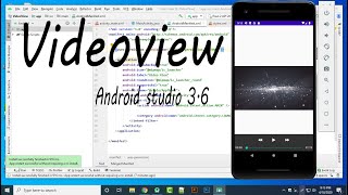 VideoView in Android Studio 36  VideoView  Implement Video View [upl. by Buckels615]