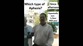 Which Aphasia neetpg [upl. by Adyam665]