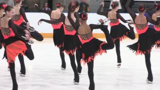 US Synchronized Skating Nationals Starlights Novice [upl. by Nynnahs]