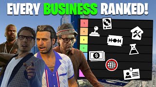 Ranking EVERY Business in GTA Online [upl. by Pollard]