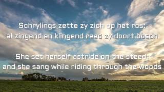 Heer Halewijn EnglishDutch lyrics [upl. by Anair]