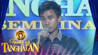 Tawag ng Tanghalan Carlmalone Montecido  Bastat Kasama Kita Round 3 Semifinals [upl. by Zednanreh2]