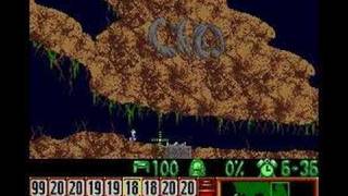 Lemmings  Tricky Level 28 Solution [upl. by Ocirderf]