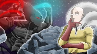 FULL POWER SAITAMA AND BLAST VS GOD GAROU [upl. by Aztiley]