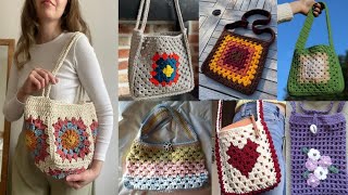 Crochet bags Easy beautiful crochet bag ideas for beginners BEGINNERS CHOICE 💕 [upl. by Ttennaej]