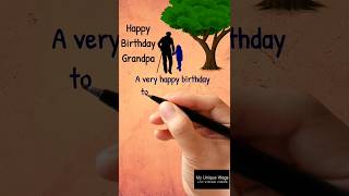 Most emotional birthday wishes for grandfathergrandpa shorts [upl. by Comfort]