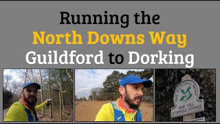 RUNNING the NORTH DOWNS WAY  GUILDFORD to DORKING [upl. by Evalyn]