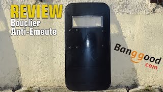 Review Bouclier Airsoft BANGGOOD FR [upl. by Elamef]