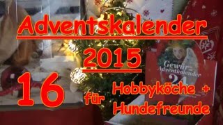 Adventskalender Türchen 16  Hunde Kochen Gewürze Sonnentor Zauber der Gewürze [upl. by Alahs]