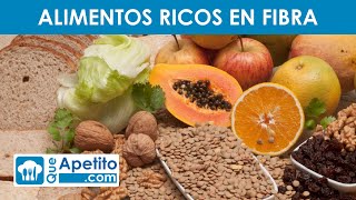 8 Alimentos Ricos en FIBRA 🥑🌾  QueApetito [upl. by Ahern]